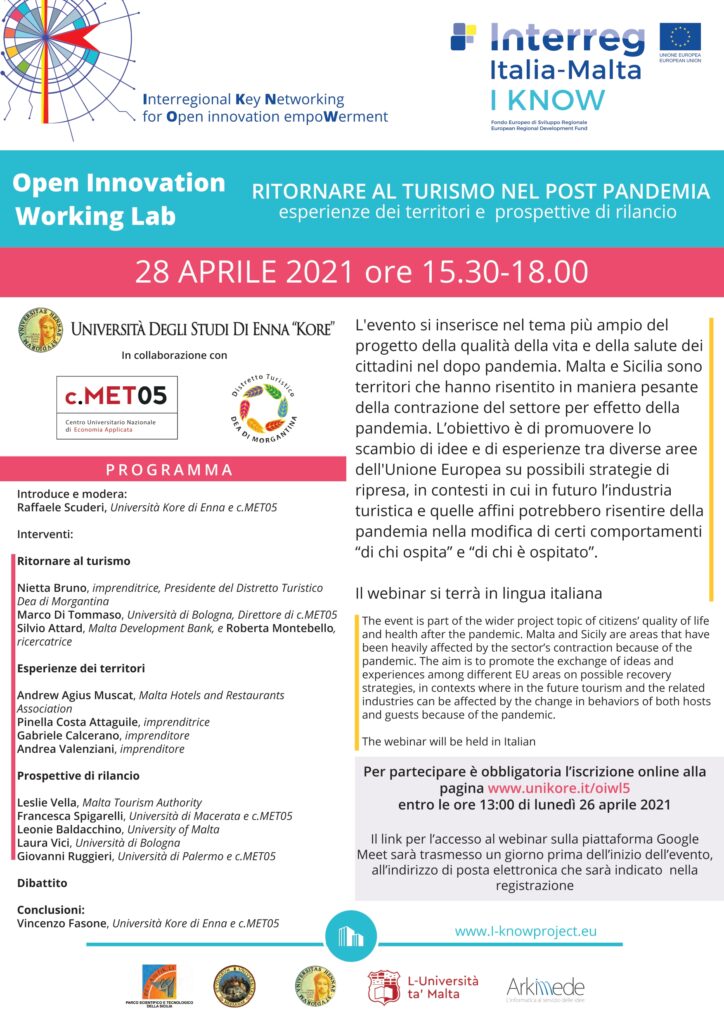 Webinar 28 Aprile 2021 • CiMET